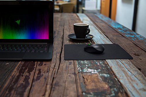Razer Goliathus Speed Gaming Mousepad, Smooth Gaming Mat, Black, Small | Anti-Slip Rubber Base, Portable Cloth Design, Anti-Fraying Stitched Frame, Stealth - color: Stealth Black, size: Small