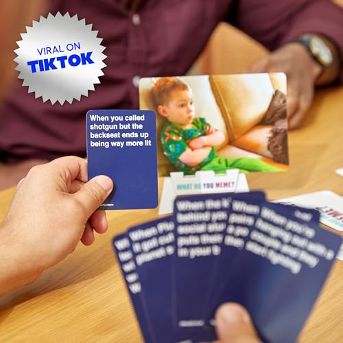 WHAT DO YOU MEME? Core Game (Original Version) – The Hilarious Adult Party Game for Meme Lovers - size: 16.51 cm x 11.43 cm x 10.92 cm, style: Classic