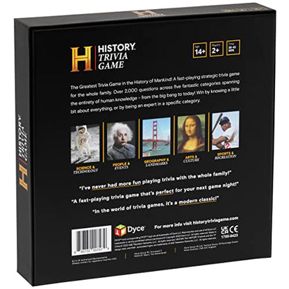 HISTORY Channel Trivia Game – 2000+ General Knowledge Questions | Official HISTORY Channel Trivia Card Game & Party Game for Adults, Families & Board Game Night – Great Gift for Dad & History Buffs