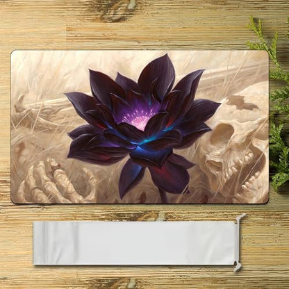 MTG Play Mat, TCG Play Mat for DTCG CCG RPG 24 x 14 inches Trading Card Playmats with Storage Bag Smooth Rubber Surface Battle Game - color: Pattern13