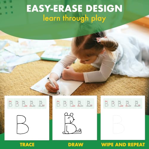 Learn to Draw ABC Letters: Crafts & Art Supplies for Kids Ages 3-6, Gift | How to Draw, Letter Tracing Cards, Handwriting Practice, Alphabet Flashcards, Birthday Gift for 4 Year Old Girl Boy
