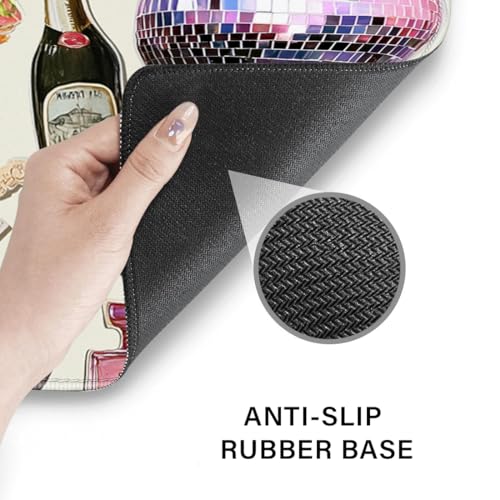 Desk Pad and Keyboard Wrist Rest, Large Mouse Pad + Keyboard Pad+Mouse Wrist Support, Non-Slip Desk Mat Protector for Office, Home 31.5×11.8 Inches Pink Girly - color: Pink Girly