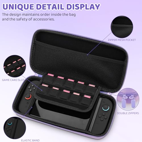 FUNDIARY SWITCH 2 Carrying Cases (Purple) - color: Purple