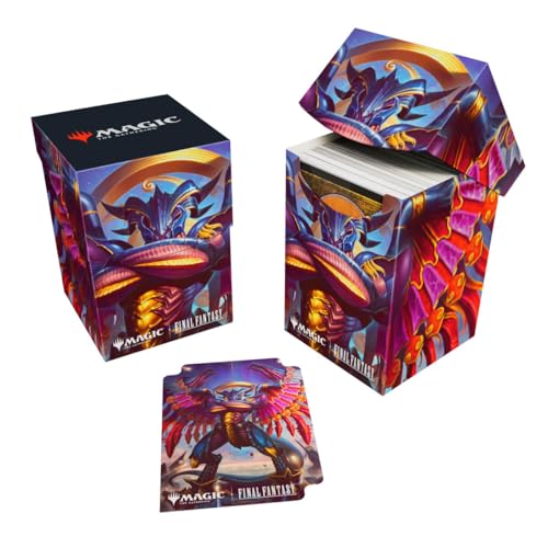 Ultra Pro - Final Fantasy x Universes Beyond Summon Bahamut 100+ Deck Box for Magic: The Gathering | Trading Card Accessories, Collectible Card Game Gear, Fantasy Gaming Supplies - style: Summon Bahamut