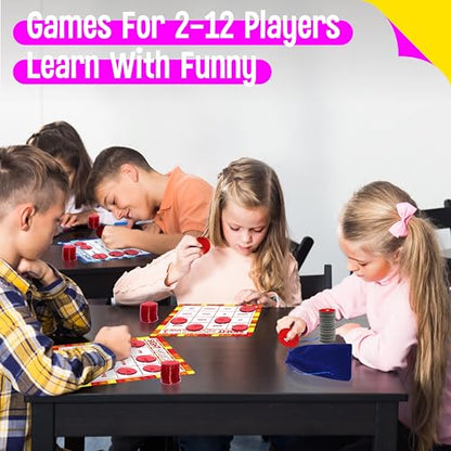 SpriteGru Sight Word Bingo Game, 120 Sight Words Learn to Read Level 1 & Level 2 Bingo Board Game Dolch's & Fry's Words Lists for Kindergarten and Preschool Kids 4-8, Perfect for Classroom & at Home - style: Sight Word Bingo Game Level 1-2