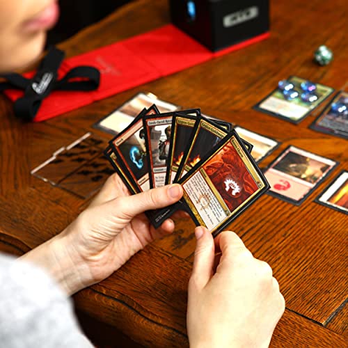 Quiver Time 200 Artemis Matte Black Card Sleeves, 66x91 mm | 200 matte standard sleeves (66 x 91 mm), for MTG and other TCG trading cards - color: Black Matte Card Sleeves, size: 66x91mm (Standard Size)