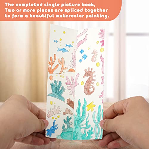 Cavnewt Paint with Water Coloring Book for Kids - color: Animal Forest