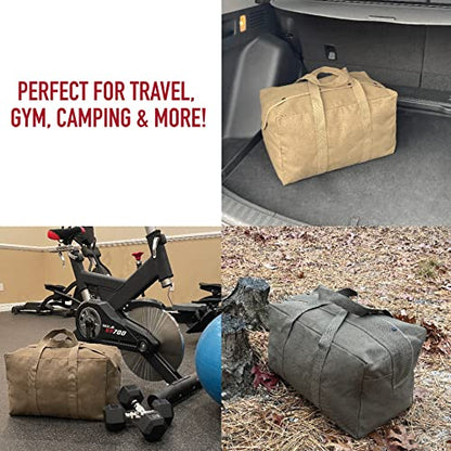 Rothco Canvas Parachute Cargo Bag | Built From Rugged Canvas, This Spacious Cargo Bag Hauls Gear With Ease—Durable, Reliable, And Ready - color: Woodland Camo