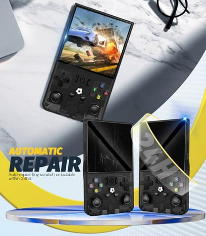 Orzero (6 Pack) Screen Protector Compatible for R36 Max/R36 Max Retro Handheld Game Console, Premium Soft TPU High Definition Anti-Scratch - size: R36 Max/R36 Max Retro