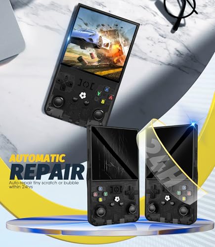 Orzero (6 Pack) Screen Protector Compatible for R36 Max/R36 Max Retro Handheld Game Console, Premium Soft TPU High Definition Anti-Scratch - size: R36 Max/R36 Max Retro