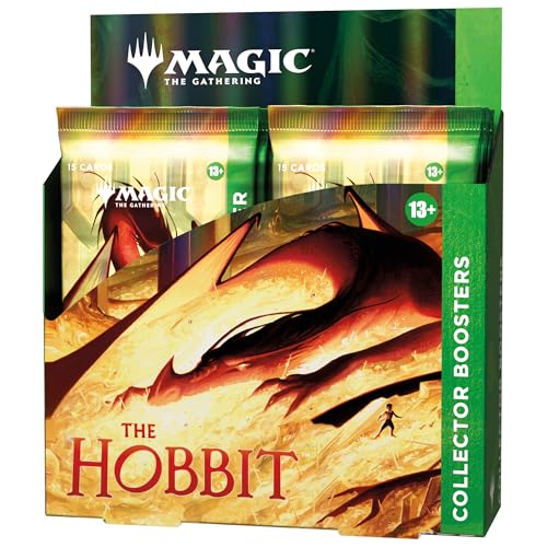 Magic: The Gathering | The Hobbit Collector Booster Box | 12 Packs + 1 Foil Box Topper Card | Collectible Trading Card Game