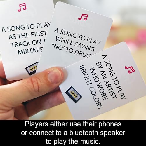 Game That Song 80's Mix Expansion - 50 New Cards - Music Card Game for Family, Adults, and Teens. Hilarious, Addictive, and Competitive Fun for Game Nights! - style: 80's Expansion