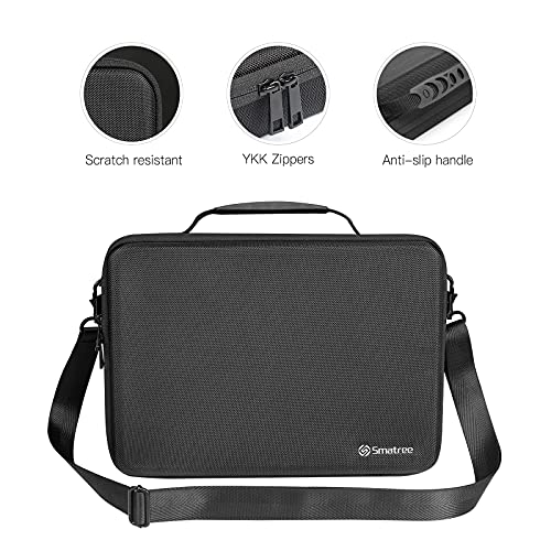 Smatree Hard Carrying Case for 14.2inch Apple MacBook Pro M5 2025/2024 M4 | for 14.2inch APPLE MacBook Pro 2023 A2918,13 inch MacBook Air M4 2025/2024/2022,iPad Pro M5 2025/2024/iPad Air M3 2025,Black - color: Black