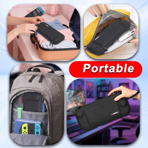 RLSOCO Carrying Case for Nintendo Switch 2 Game Console with 8 Game Card Slots - Black (Case Only) - color: Small Case Black