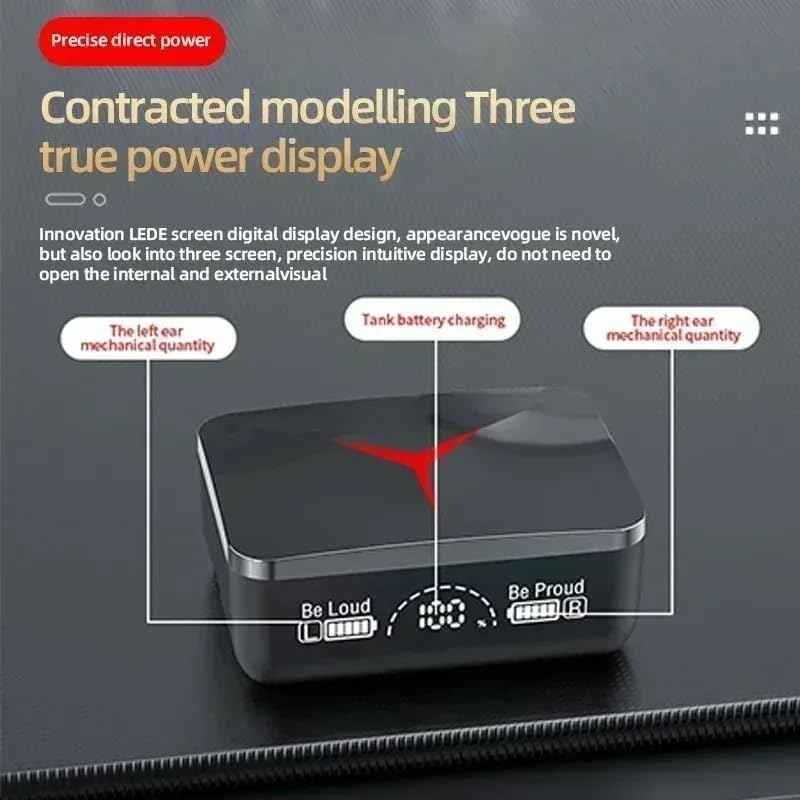 Gaming Wireless Earbuds, Bluetooth 5.3, Low Latency, Fast Charging, 5H Playtime, 140H Standby