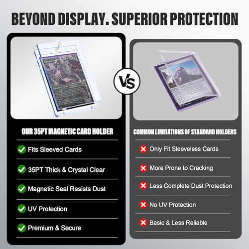 Kabinka Card Deck Box for MTG Commander, Holds 400+ Double-Sleeved Cards, 5 IN 1 Detachable Card Case with Dice Tray, Fits Magic/TCG Cards, 4 Magnetic Card Holders & Dividers (Colorful) - color: A3-Colorful