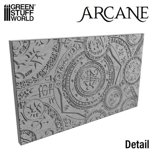 Green Stuff World Rolling Pin Arcane for Modeling and Custom Bases 3411 GSW-3411 0
