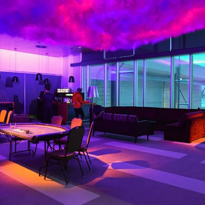 3D Thundercloud Ceiling Light, 16.4FT | DIY Lightning Effects, RGB Color Changing, Music Sync, Smart APP Control - size: 16.4ft