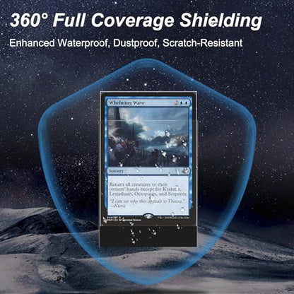 2400 Pack Card Sleeves, Perfect Fit Inner Sleeves Ideal for Double-Sleeving, Trading Card Sleeve Compatible with MTG, TCG, Gaming Cards - color: Clear, size: 2400 Pack