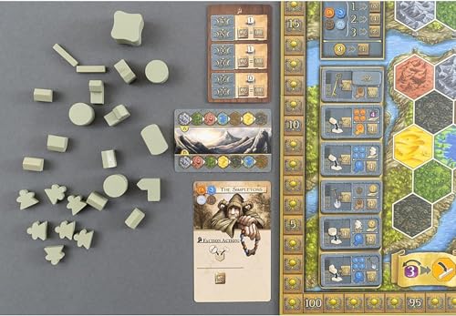 Capstone Games Terra Mystica Big Box Board Game for 2-5 Players - Strategic Fantasy Gameplay with Faction Powers, Land Development, Resource Management & Map Expansion - Ages 14+ | 60-150 Min Playtime - style: Big Box