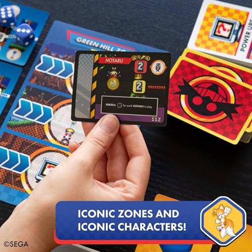 KESS: Sonic Roll - Board Game, Roll Through 4 Classic Zones, Thrilling Tabletop Adventure, Fight Bosses & Save The World, Co-Op, Ages 14+, 1-4 Player - style: Base Game