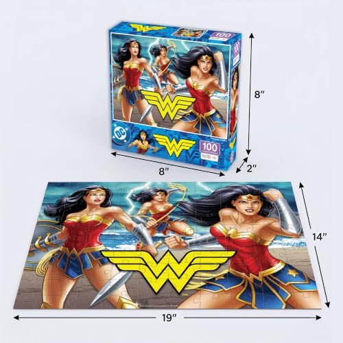 MasterPieces 100 Piece Jigsaw Puzzle for Kids - 14"x19" - Wonder Woman - style: Wonder Woman