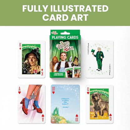 MasterPieces Officially Licensed Wizard of Playing Cards - 54 Card Deck for Adults - style: Wizard of Oz