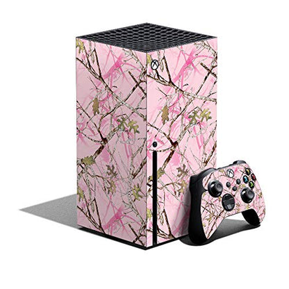 MightySkins Skin Compatible with Xbox Series X Bundle - Conceal Pink | Protective, Durable, and Unique Vinyl Decal wrap Cover | Easy to Apply and Change Styles | Made in the USA - color: Conceal Pink