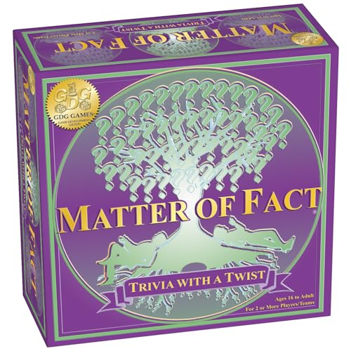 Matter of Fact — Fast-Paced, Rapid-Fire Trivia Challenge with Quirky Categories — Adult & Family Game Night Fun