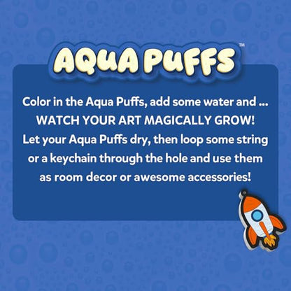 Skillmatics Aqua Puffs - 3D Art Kit, Just Boy Things, Mess-Free Paint by Number Craft for Kids, DIY Color & Inflate Activity, Travel Toys & Creative Gift for Ages 4, 5, 6, 7, 8, 9, 10 - color: Just Boy Things