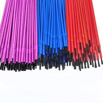 150pcs Plastic Paint Brushes Set Acrylic Paint Brushes Watercolor Brushes Colorful Detail Painting Kit Art Supplies for Educational & Learning Activity, 170mm - color: 150pcs Paint Brushes