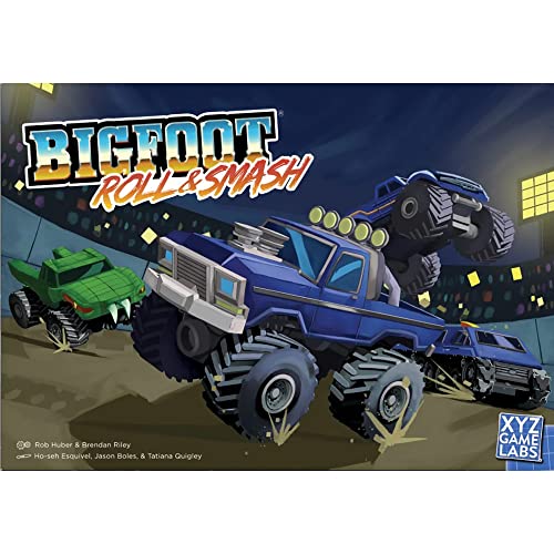 | BIGFOOT: Roll & Smash | Dice and Puzzle Game | Press Your Luck Board Game | 2 to 4 Players | Ages 8+ - style: Base