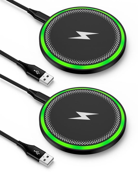 Wireless Charger Samsung Galaxy, Cargador Inalmbrico for Sam Sung S26 Ultra | S25+ S24, 15w Fast Cordless Charging Pad For Google Pixel 10 Pro XL/9a/8 wireless-Enabled Android Phone Station - color: Wireless Charger-Black