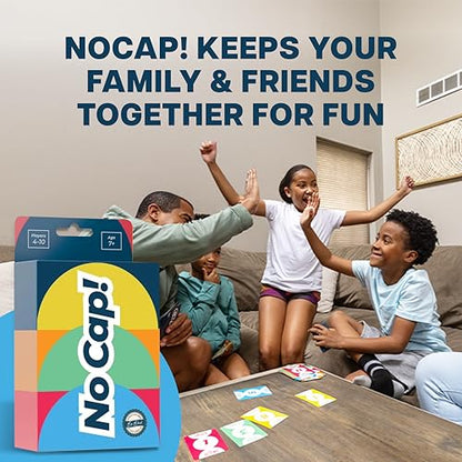 No Cap! – Funny Party Game for Adults, Teens & Families | Laugh-Out-Loud Team Card Game with Secret Signals & Bluffing | Perfect, Stocking Stuffer, or White Elephant Game