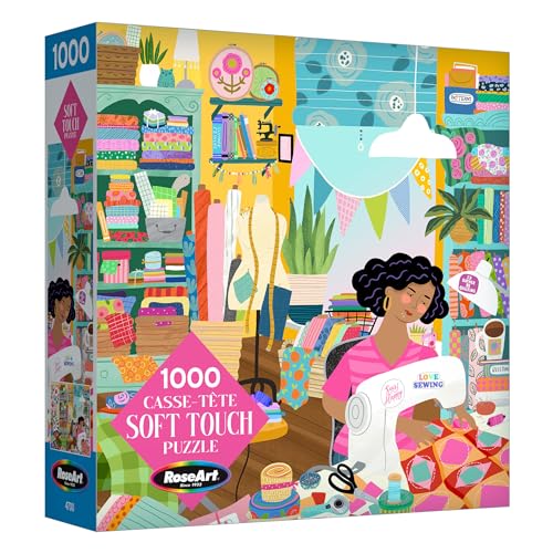 RoseArt - Soft Touch - Sewing Room - 1000 Piece Jigsaw Puzzle for Adults - style: Sewing Room