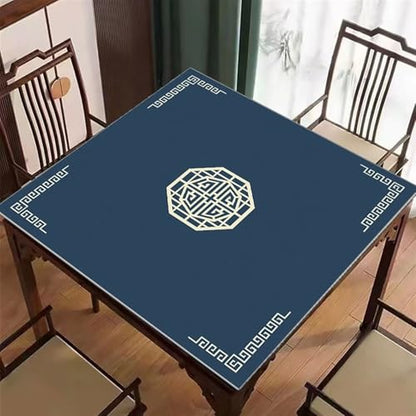 Table Cover for Mahjong, Poker, Playing Cards, Noise Reduction Non-Slip Gaming Playmat, Style 23 - size: 32" x 32"