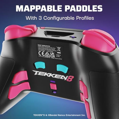 Victrix Pro BFG Wireless Gaming Controller: Tekken 8 Rage Art, PS5, PS4, PC | PlayStation, Sony 3D Audio, 4 Mappable Back Buttons, Interchangeable Thumbsticks & D-Pads, Hair Triggers & Paddles, Tekken 8 - color: Tekken 8