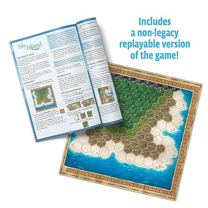 Thames & Kosmos My Island | Legacy Family Board Game | 24-Episode Island-Building Campaign | By Reiner Knizia | 2–4 Players | Ages 10+ - style: My island