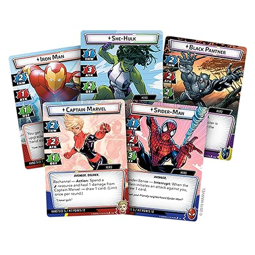 Asmodee Marvel Champions The Card Game (Core Set) - Cooperative Superhero Strategy Game for Kids and Adults, Ages 14+, 1-4 Players, 45-90 Minute Playtime