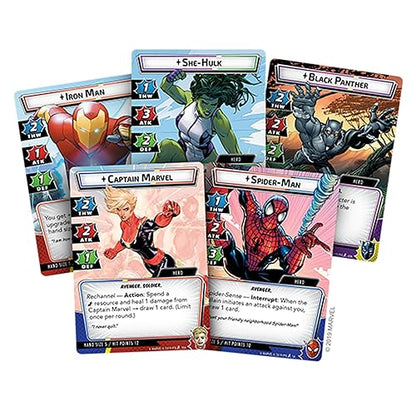 Asmodee Marvel Champions The Card Game (Core Set) - Cooperative Superhero Strategy Game for Kids and Adults, Ages 14+, 1-4 Players, 45-90 Minute Playtime
