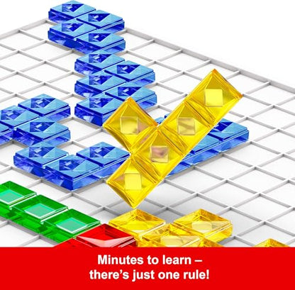 Mattel Games Blokus Strategy Board Game for Kids & Families with Color Blind Accessible Pieces & Just One Rule