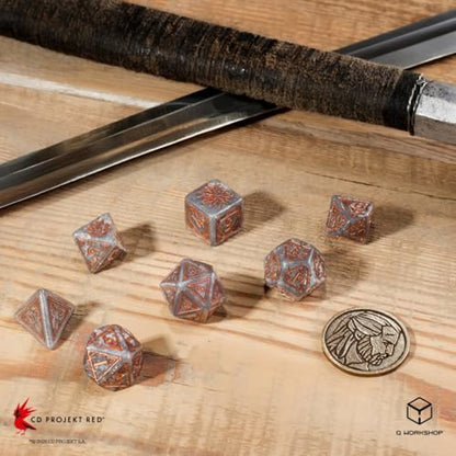 The Witcher Ornamented Dice Set: Geralt, Price of Neutrality by Q Workshop