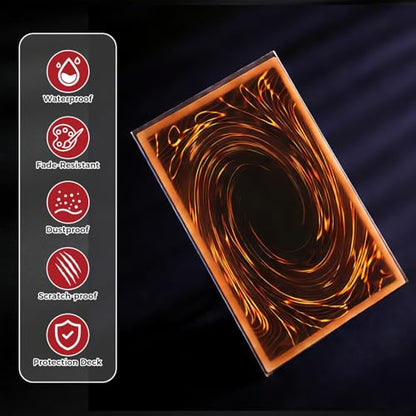 1000ct Clear Card Sleeves Perfect Fit for Yu-Gi-Oh Game Cards 59 mm x 87mm