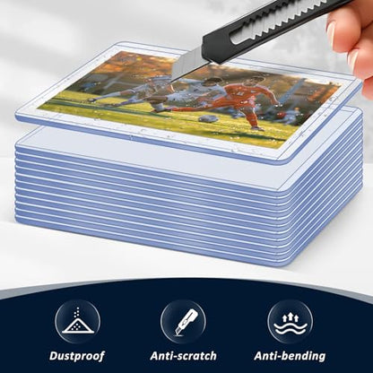 15 Pack Top Loads for Cards 3"x4" Hard Plastic Card Sleeves | Baseball Card Protectors Hard Plastic Sports Card Holder for Trading Cards, Baseball Cards, Game Cards