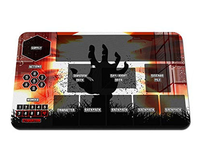 Maximum Apocalypse Playmat | Neoprene Play Mat for Card Game | 18" x 12" x 2.5mm | Custom Design
