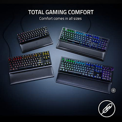 Razer Ergonomic Wrist Rest for Tenkeyless Keyboards: Plush Leatherette Memory Foam Cushion - Anti-Slip Rubber Feet - size: TKL- Tenkeyless, style: Memory Foam