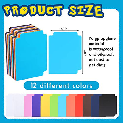 Leyndo 12 Pack TCG Cards Deck Boxes Trading Card Storage Box, Large Capacity with Dividers, Fits 80+ Cards Collectible Games Storage Organizer Cases, Colorful