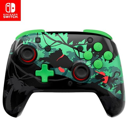 Turtle Beach Rematch Wireless Controller Donkey Kong Nintendo Switch 2 | Nintendo Switch Lite, OLED, Image Shifting Design, Rechargeable 40-Hr Battery, 2 Mappable Back Buttons, Donkey Kong - color: Donkey Kong Reveal