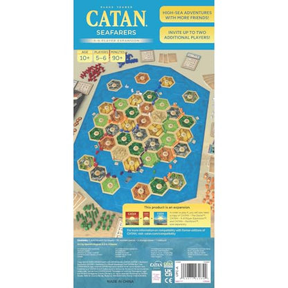 CATAN Seafarers 5-6 Player Board Game Expansion (6th Edition) Add More Players to Your Adventure, Strategy Game for Kids & Adults, Ages 12+, 3-6 Players, 60-90 Minute Playtime