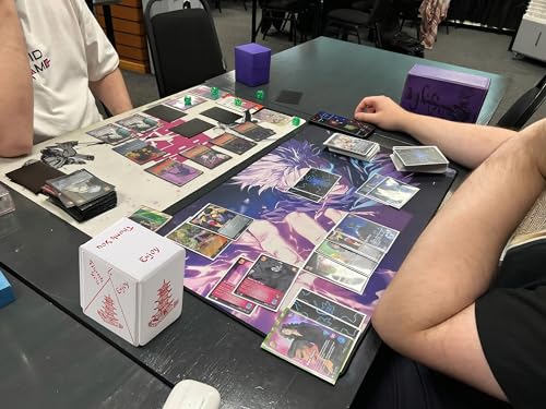 Chinese Takeout MTG Commander Deck Box, Fits TCG Cards (White&Red) | Holds 130 Single/100 Double-Sleeved Cards, Fit MTG/PTCG/OPTCG Cards, Strong Magnet, PU Leather, With 2 Dividers - color: White & Bright Red